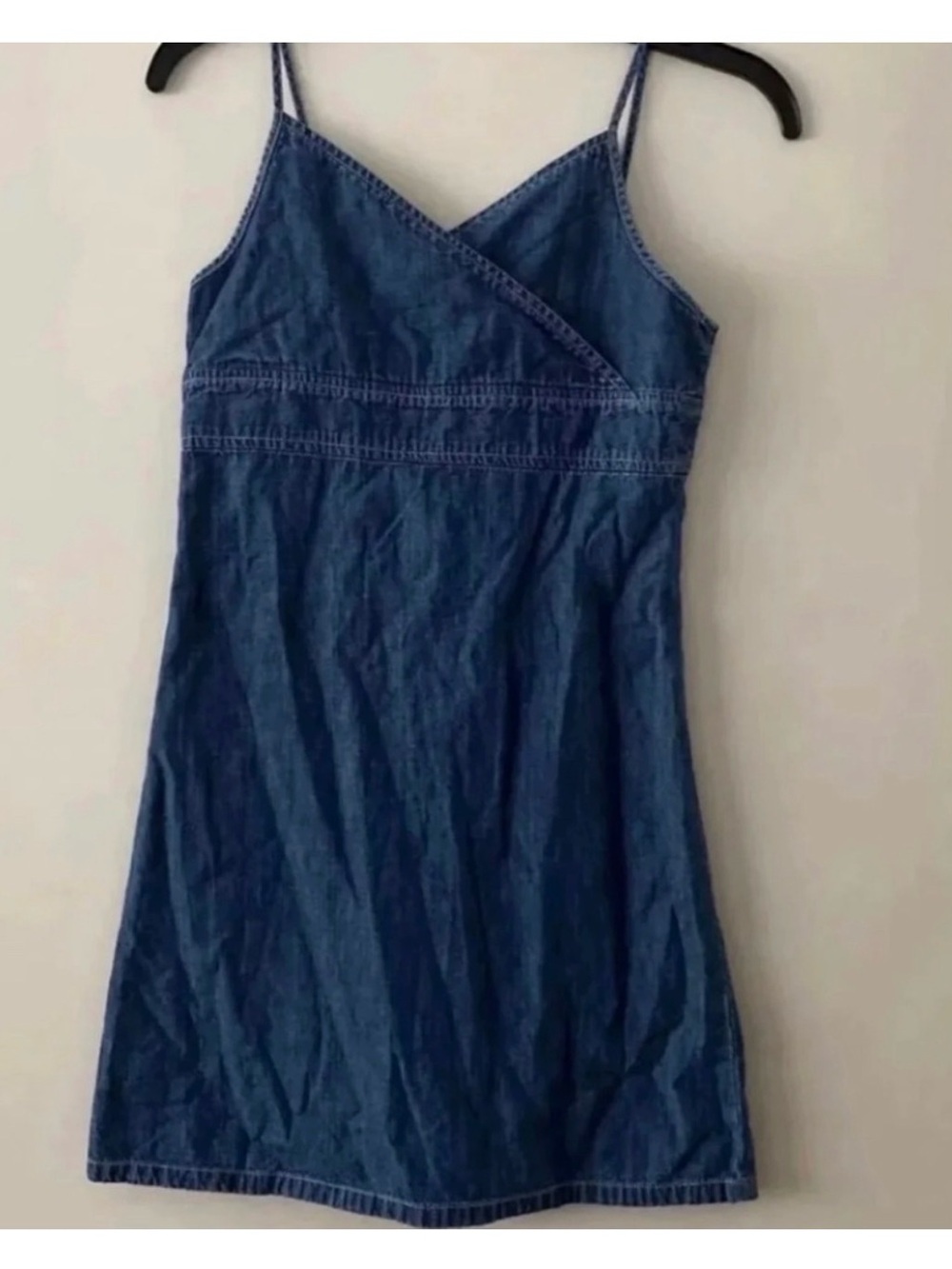 GAP kids denim zip up dress